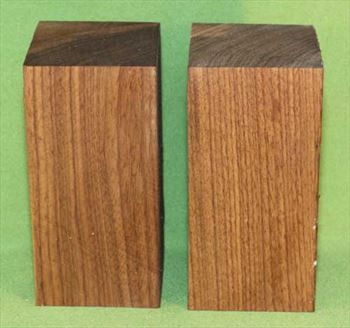 Blank #761 - Black Walnut Solid Turning Blanks ~ 2 Each ~ 2 3/4" x 2 3/4" x 5 3/4" ~ $18.99